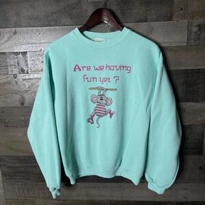 VTG Cheetah Crewneck Large